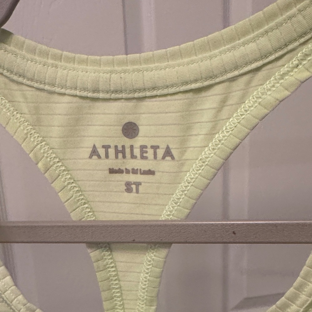 Athleta Neon Lime Racerback Performance Tank - Picture 3 of 6